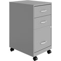 NuSparc 3-Drawer Organizer Metal File Cabinet, Gray, NPRVF318CMSR