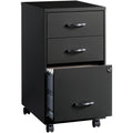 NuSparc 3-Drawer Organizer Metal File Cabinet, Black, NPRVF318CMBK