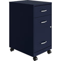 NuSparc 3-Drawer Organizer Metal File Cabinet, Navy, NPRVF318CMNY