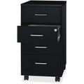 NuSparc Mobile Storage Cabinet, Black, NPRVF418DMBK