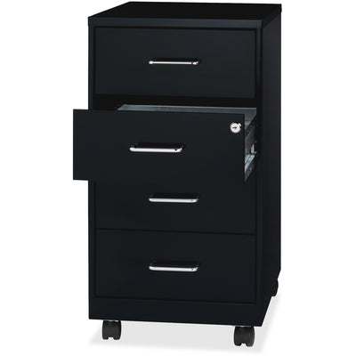NuSparc Mobile Storage Cabinet, Black, NPRVF418DMBK