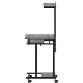 NuSparc Mobile Computer Workstation w/Keybrd Tray, NPRWS100AMWC