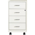 NuSparc Mobile Storage Cabinet, White, NPRVF418DMWE