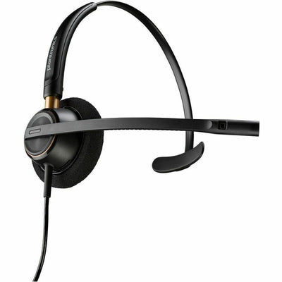 HP Poly EncorePro 510 with Quick Disconnect Monoaural Headset TAA, Black, HEW783Q1AA