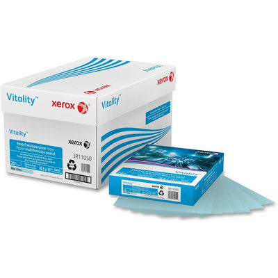 Xerox Multipurpose Pastels Paper, Blue, 8 1/2" x 11", 500 / Ream, XER3R11050