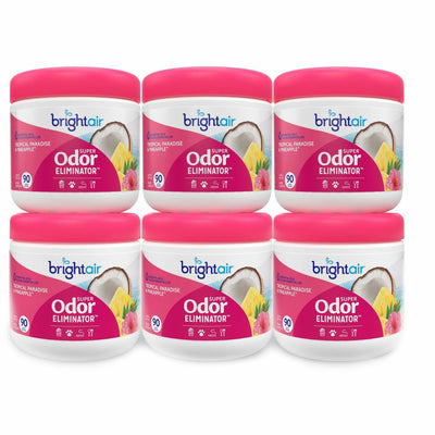BPG Bright Air Super Odor Eliminator Air Freshener, Pink, 6 / Carton — view 1