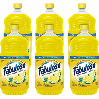 Colgate-Palmolive Fabuloso Multi-Purpose Cleaner, Yellow, 6 / Carton, CPCMX06157ACT