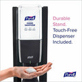 Gojo PURELL ES10 Floor Stand with Automatic Dispenser, Graphite, 1 Carton, GOJ8214DS