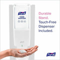 Gojo PURELL ES10 Floor Stand with Automatic Dispenser, White, 1 Carton, GOJ8210-DS