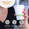 World Centric Double Wall Paper Hot Cups, Light Beige, 25 / Carton, WORCUPA12D