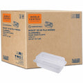 World Centric Compostable Clear Hinged Container, 200 / Carton, WORKLCS95N