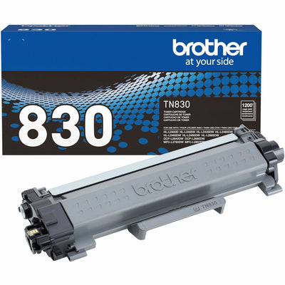 Brother Original Standard Yield Laser Toner Cartridge - Black -, BRTTN830