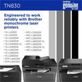 Brother Original Standard Yield Laser Toner Cartridge - Black -, BRTTN830