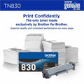 Brother Original Standard Yield Laser Toner Cartridge - Black -, BRTTN830