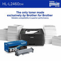 Brother HL-L2460DW Desktop Wired Laser Printer - Monochrome, Gray, BRTHLL2460DW