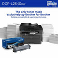 Brother DCP-L2640DW Wireless Laser Multifunction Printer - Monochrome - Gray, BRTDCPL2640DW