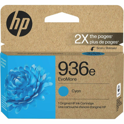 HP EvoMore 936e Original High Yield Inkjet Ink Cartridge - Cyan -, HEW4S6V3LN