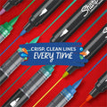 Newell Sharpie Creative Markers, Water-Based Acrylic Markers, Bullet Tip, 5 / Pack, SAN2196902