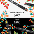 Newell Sharpie Creative Markers, Water-Based Acrylic Markers, Brush Tip, 12 / Pack, SAN2196907