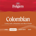 J.M. Smucker Folgers Ground 100% Colombian Coffee, 6 / Carton, FOL30445CT