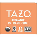 Unilever N.V Tazo Regenerative Organic Refresh Mint Herbal Tea Bag, Brown, 6 / Carton, TZO00350