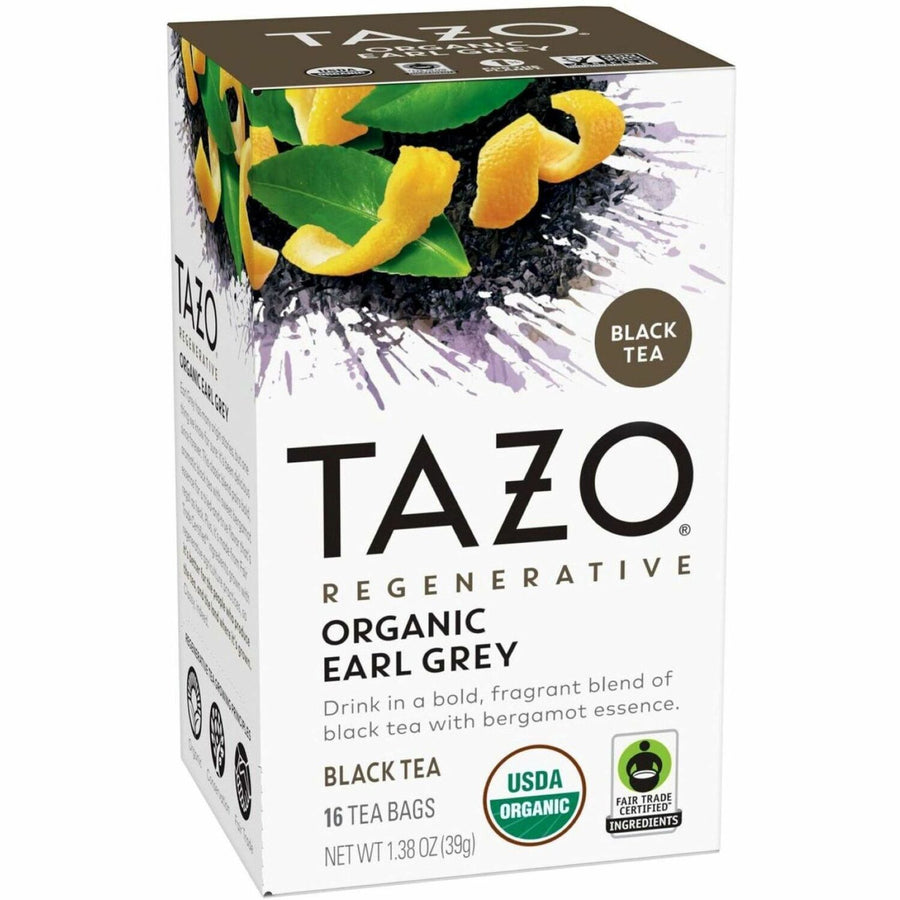 Tazo Regenerative Organic Earl Grey, Brown, 6 / Carton, TZO00352