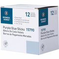 Business Source Bulk Purple Glue Sticks, 12 / Box, BSN15790