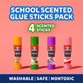 Elmer's Scented Glue Sticks, Tropical Mix, 4 / Pack, EPI2175690