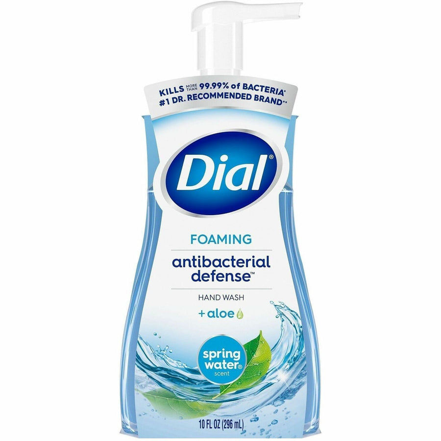 Dial Complete Spring Water Foaming Soap, Antibacterial Defense, Light Blue, Silicone-free, DIA34739