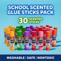 Elmer's Scented Glue Sticks, Tropical Mix, 30 / Box, EPI2175692