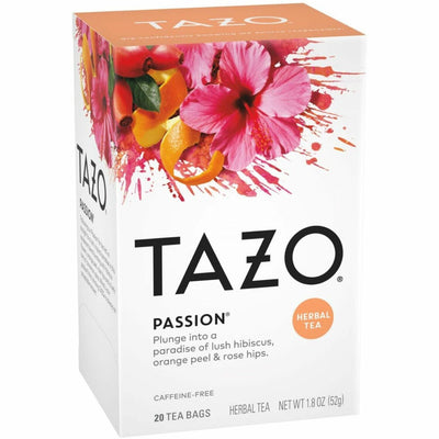 Unilever N.V Tazo Passion Herbal Tea Bag, Brown, 6 / Carton, TZO20045