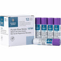 Business Source Bulk Purple Glue Sticks, 12 / Box, BSN15789