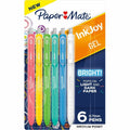 Newell Paper Mate Inkjoy Gel Bright! Pens, Medium Point (0.7mm), 6 / Pack, PAP2173765