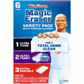 Procter & Gamble Mr. Clean Magic Eraser Variety Pk, Blue, 6 / Box, PGC12396