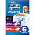 Procter & Gamble Mr. Clean Magic Eraser Variety Pk, Blue, 6 / Box, PGC12396