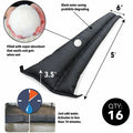 Absorbent Specialty Quick Dam Flood Barriers, Black, 16 / Carton, APRQD6516