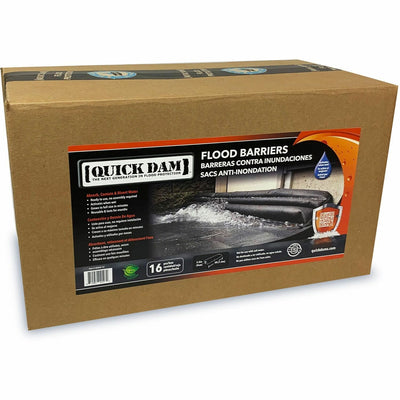 Absorbent Specialty Quick Dam Flood Barriers, Black, 16 / Carton, APRQD6516
