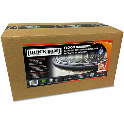 Absorbent Specialty Quick Dam Flood Barriers, Black, 8 / Carton, APRQD6108