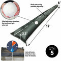 Absorbent Specialty Quick Dam Flood Barriers, Black, 5 / Carton, APRQD6175