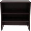 Lorell Essentials 2-shelf Stack-on Bookcase, Brown, LLR69629