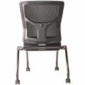 Lorell Conjure Mesh Training Chairs, Black, 2 / Carton, LLR62020