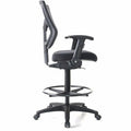 Lorell Conjure Office Stool, Black, LLR62021