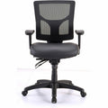 Lorell Conjure Mid-Back Office Chair, Black, LLR62041