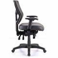 Lorell Conjure Mid-Back Office Chair, Black, LLR62041