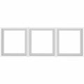 Lorell Desk-Mount Hutch Frosted Glass Door, Clear, 3 / Set, LLR59710