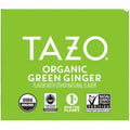 Unilever N.V Tazo Regenerative Organic Green Ginger Green Tea Bag, Brown, 6 / Carton, TZO00356
