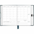 ACCO At-A-Glance Foundation Undated Weekly Monthly Planner, Blue, Small, 5 1/2" x 8 1/2", AAGFD20020