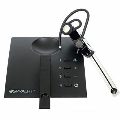Spracht ZUM Over-the-Ear Bluetooth Headset & Base, Black, SPTHSOTEQ