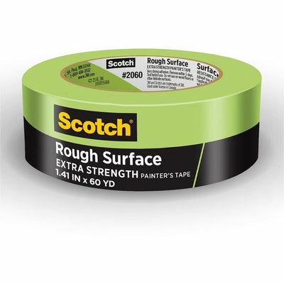 3M Scotch Rough Surface Painter's Tape 2060-36AP, 1.41 in x 60.1 yd, Green, 1 Roll, MMM206036AP