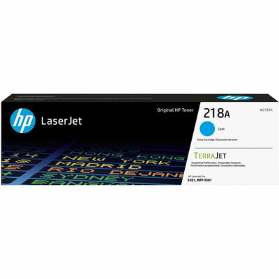 HP 218A Original Laser Toner Cartridge - Cyan -, HEWW2181A